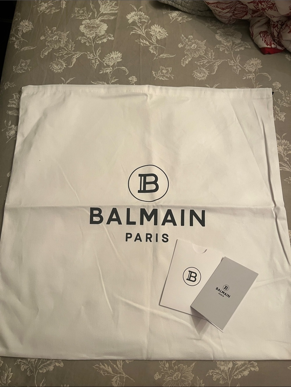 Balmain dust bag**